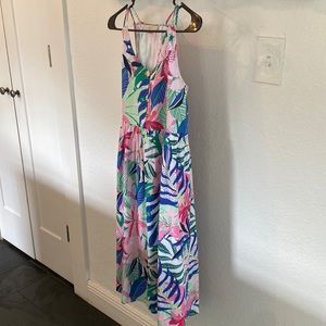 Loft summer dress; palms; size 00